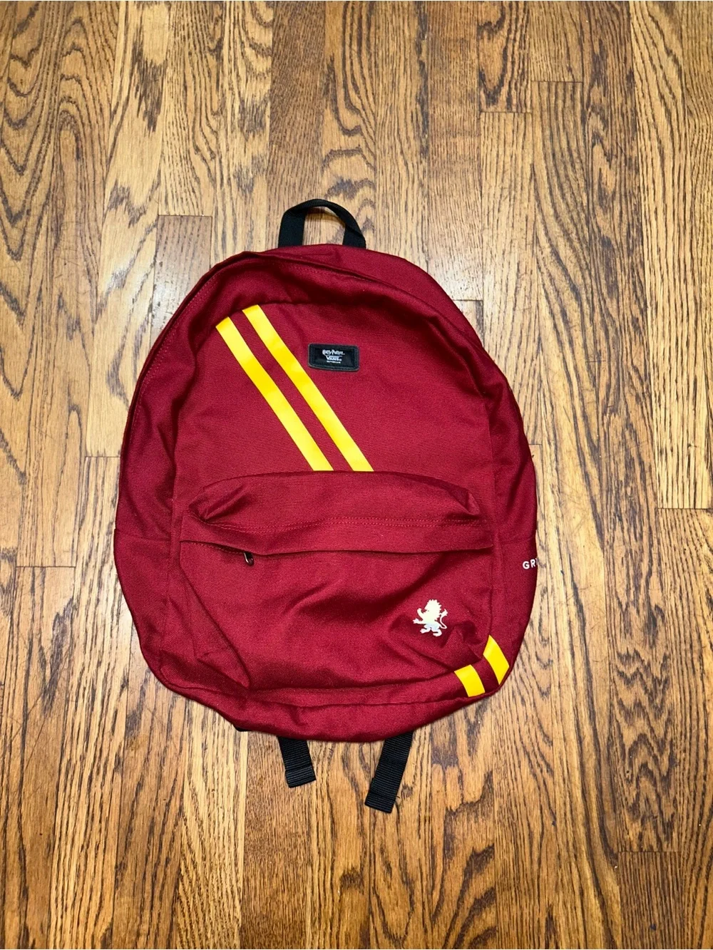 Vans Gryffindor Backpack in Maroon w/ Gold Stripes back to school kids backpack